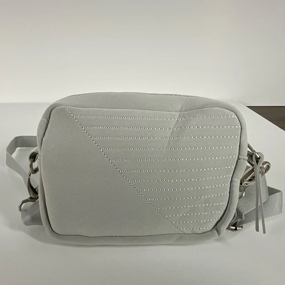 VOORAY Sidekick Gray-Moto Crossbody‎ Bag